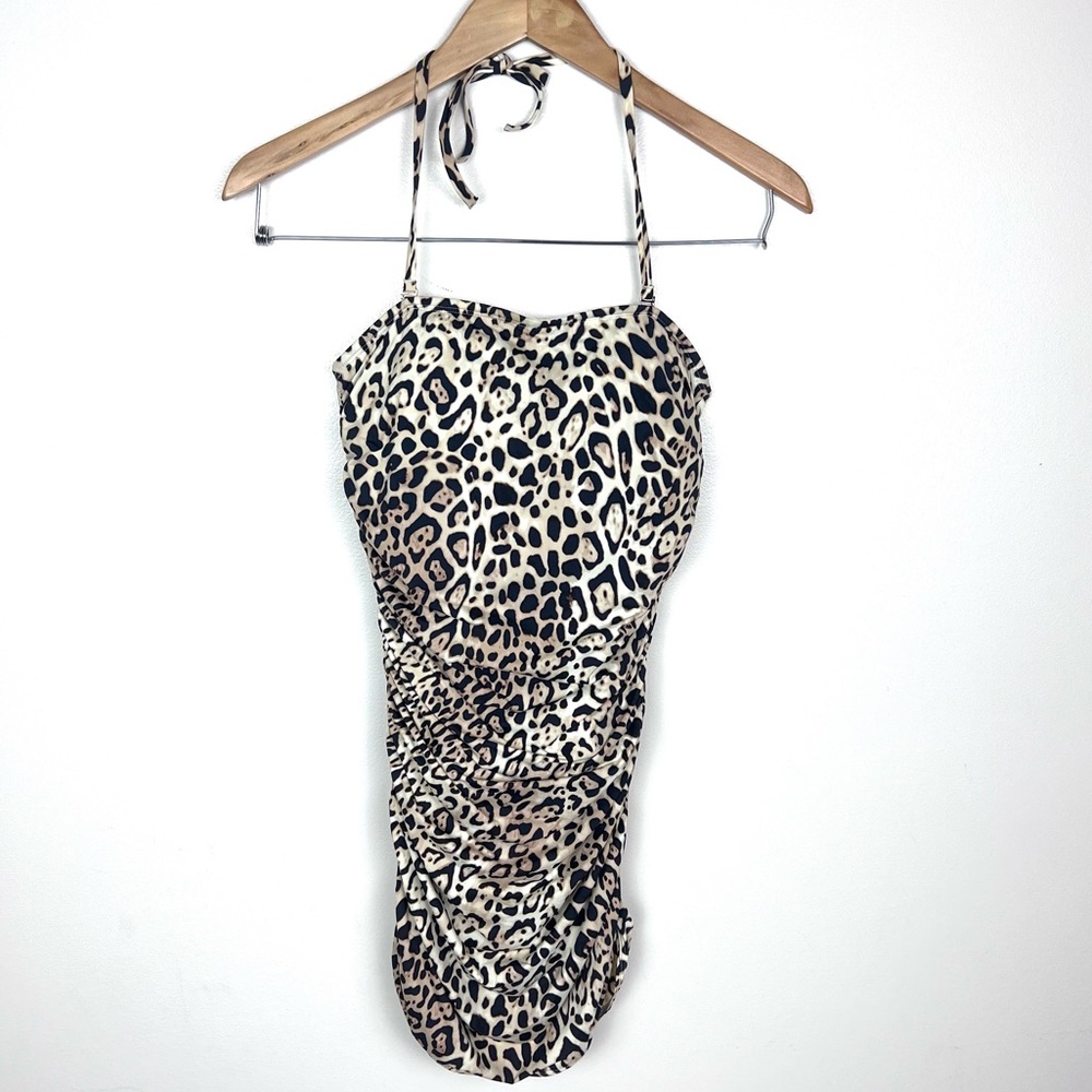 Victoria’s Secret Slimming Animal Print Retro Swimsuit